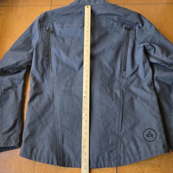 Aether Mojave Men's Canvas Motorcycle Jacket Graphite Gray Size XL - Picture 7 of 11